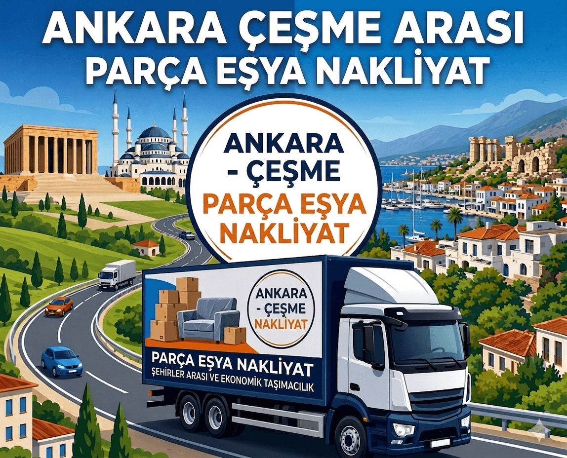 Ankara Çeşme Arası Parça Eşya Nakliye